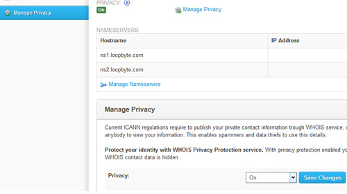 LoopByte - Domain name privacy protectoin